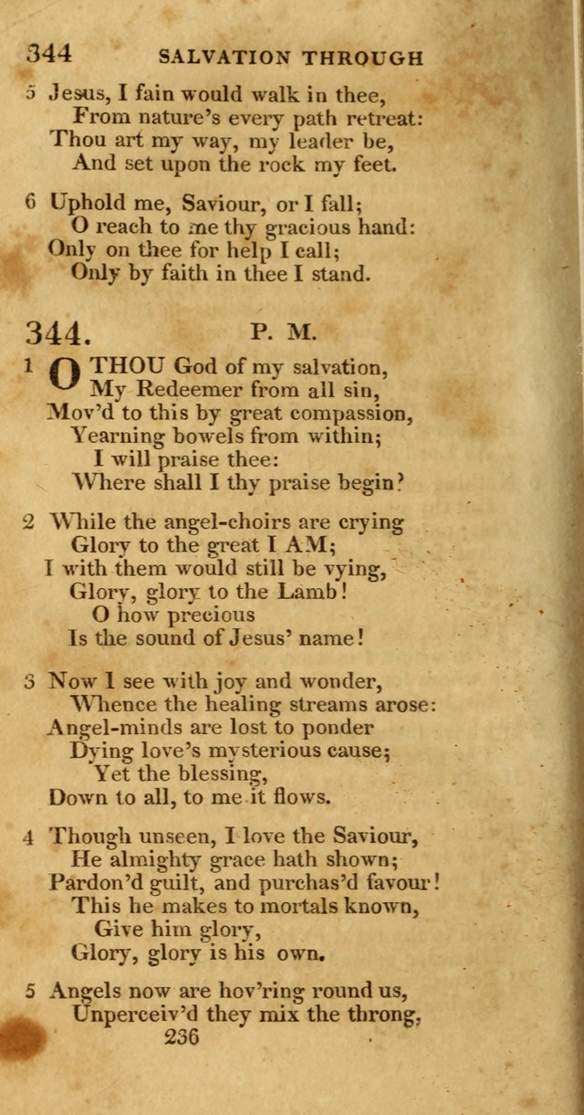 Hymns, Selected and Original: for public and private worship (1st ed.) page 236