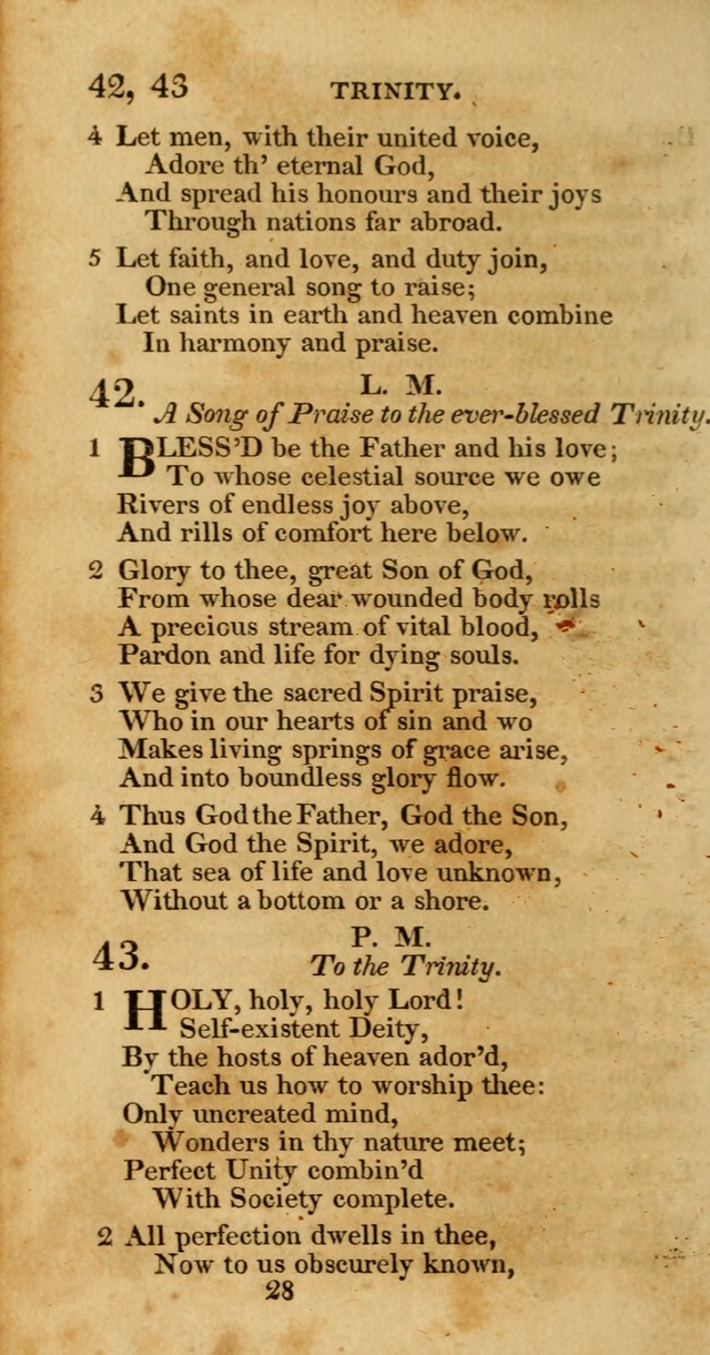 Hymns, Selected and Original: for public and private worship (1st ed.) page 28