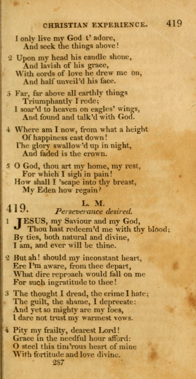 Hymns, Selected and Original: for public and private worship (1st ed.) page 287