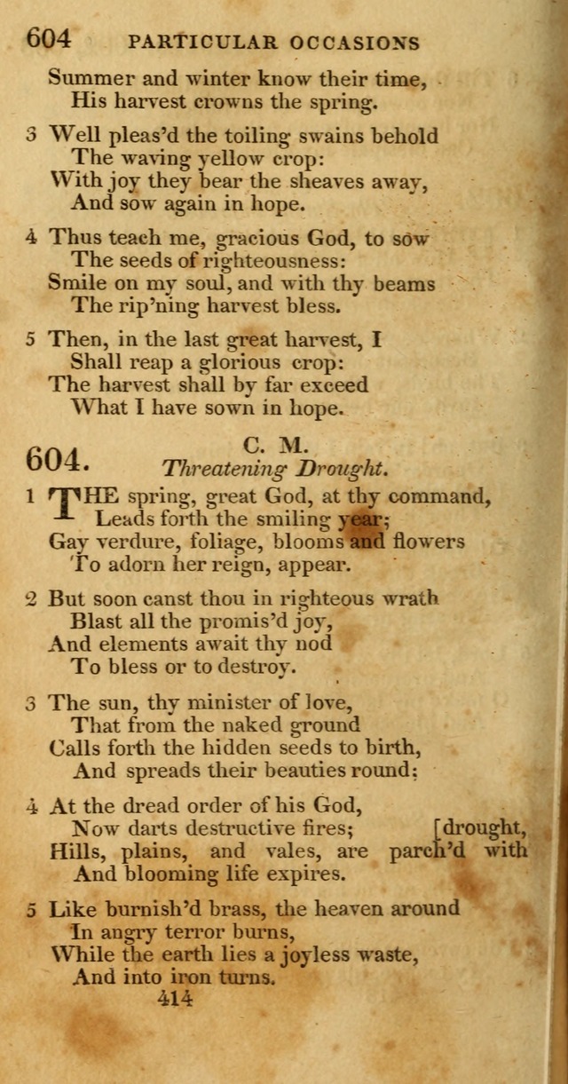 Hymns, Selected and Original: for public and private worship (1st ed.) page 414