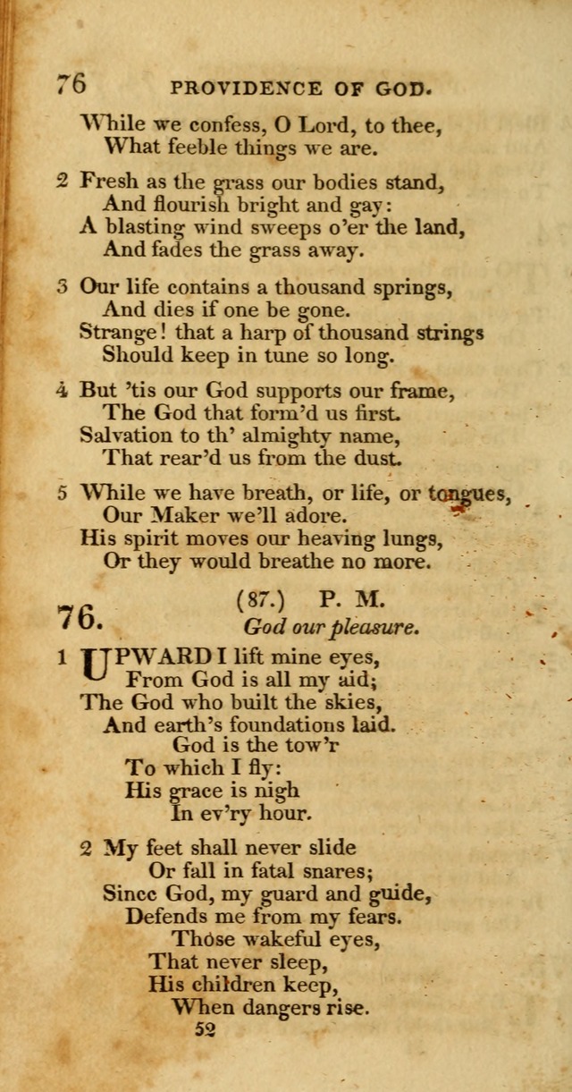Hymns, Selected and Original: for public and private worship (1st ed.) page 52