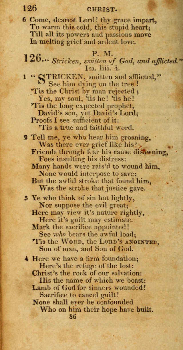 Hymns, Selected and Original: for public and private worship (1st ed.) page 86