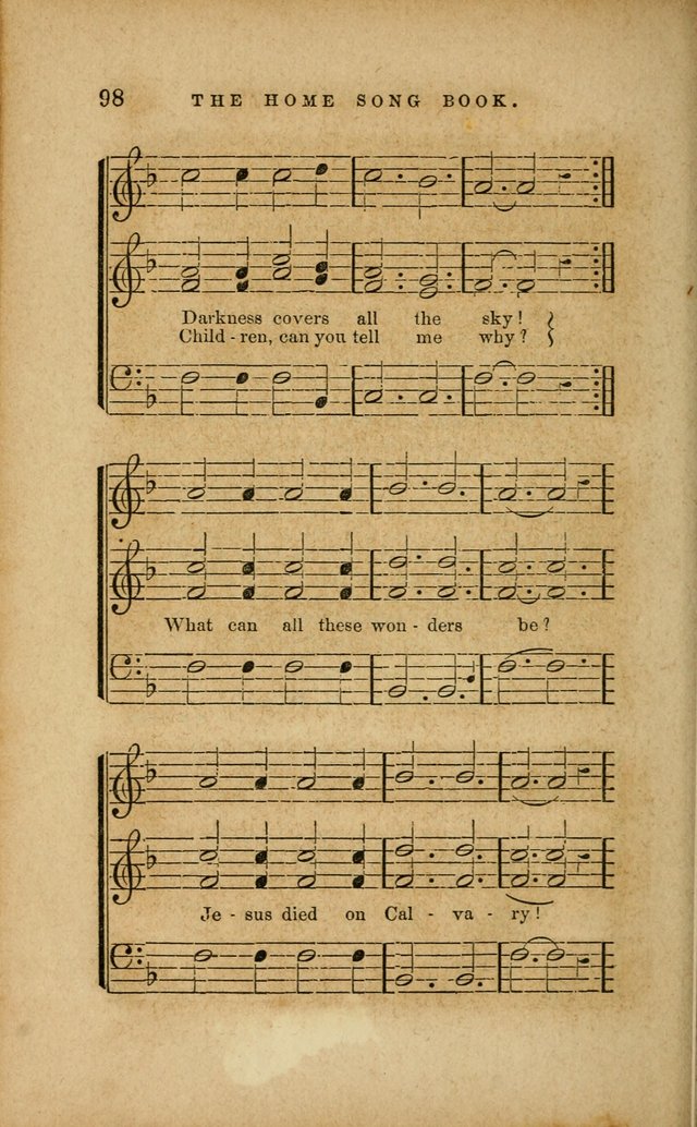 Home Song Book, prepared for the use of the Children of the Home for the Friendless page 86