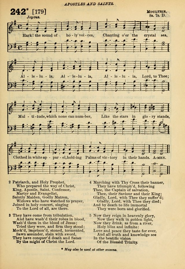 A Hymnal and Service Book for Sunday Schools, Day Schools, Guilds, Brotherhoods, etc. page 168