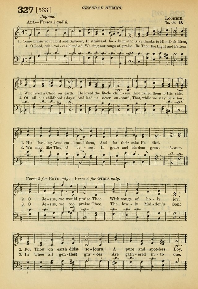 A Hymnal and Service Book for Sunday Schools, Day Schools, Guilds, Brotherhoods, etc. page 231