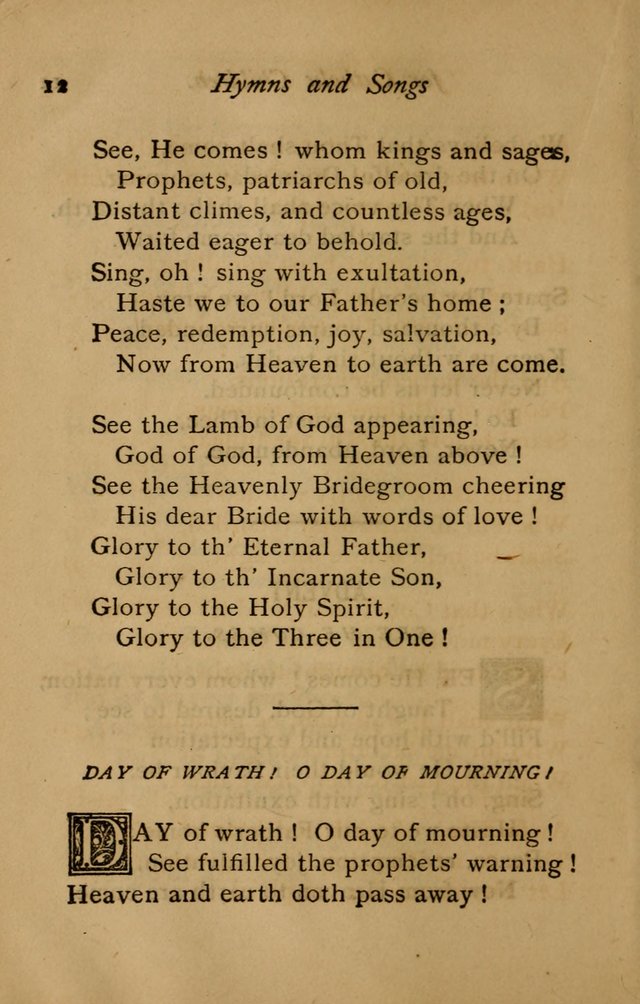 Hymns and Songs for Catholic Children page 12