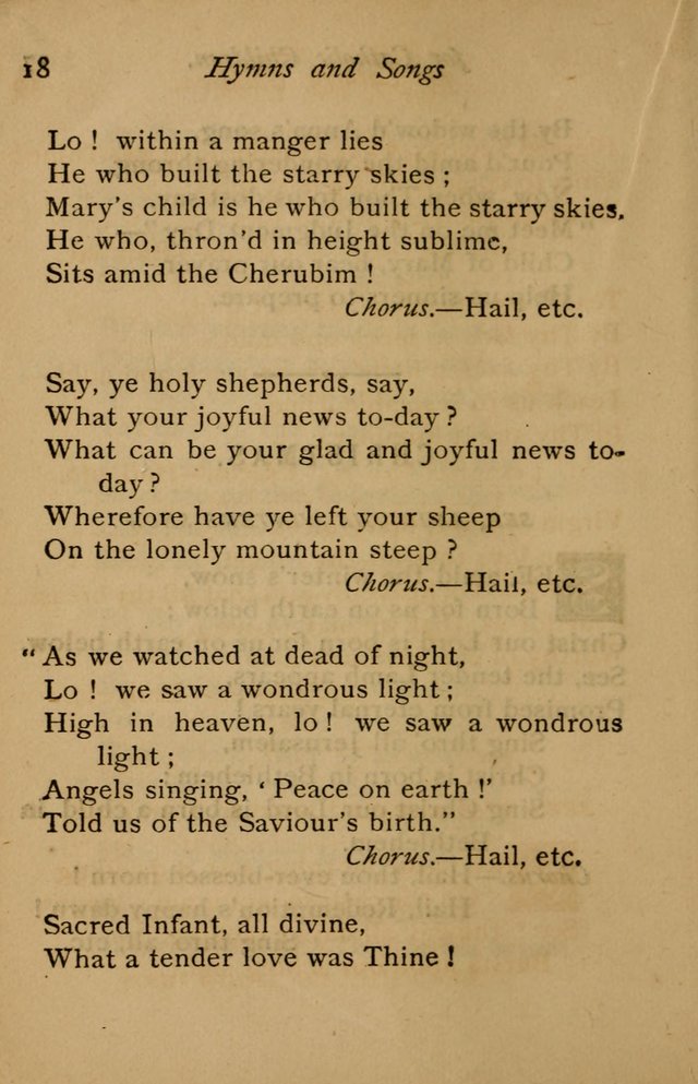 Hymns and Songs for Catholic Children page 18