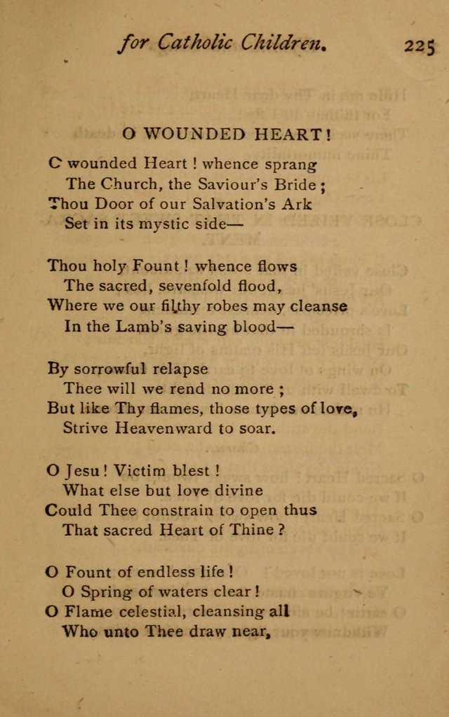 Hymns and Songs for Catholic Children page 225