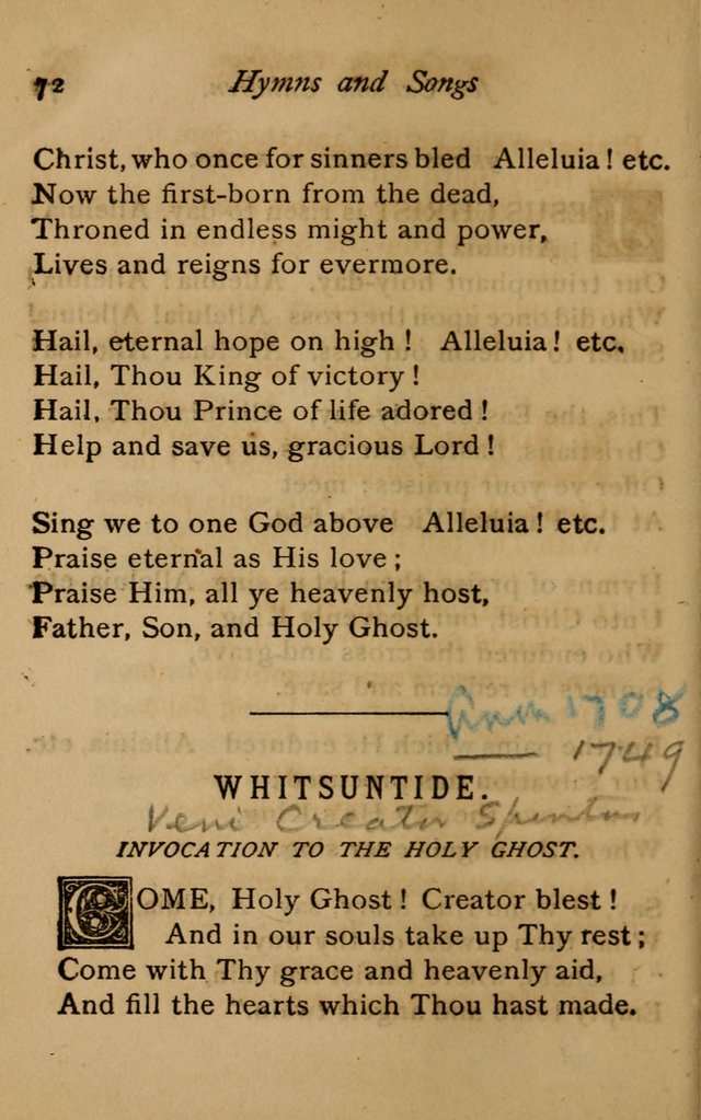 Hymns and Songs for Catholic Children page 72