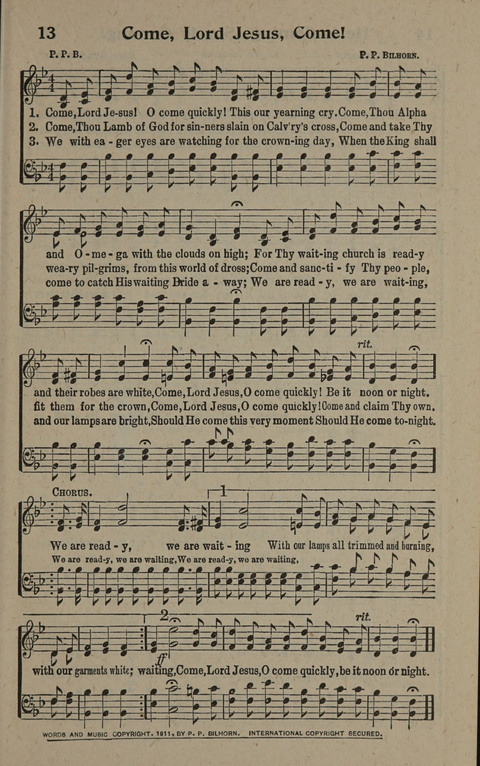 Hymns of the Second Coming of Our Lord Jesus Christ page 13