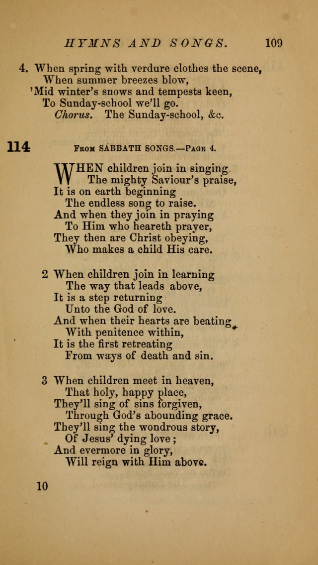 Hymns and Songs for Children