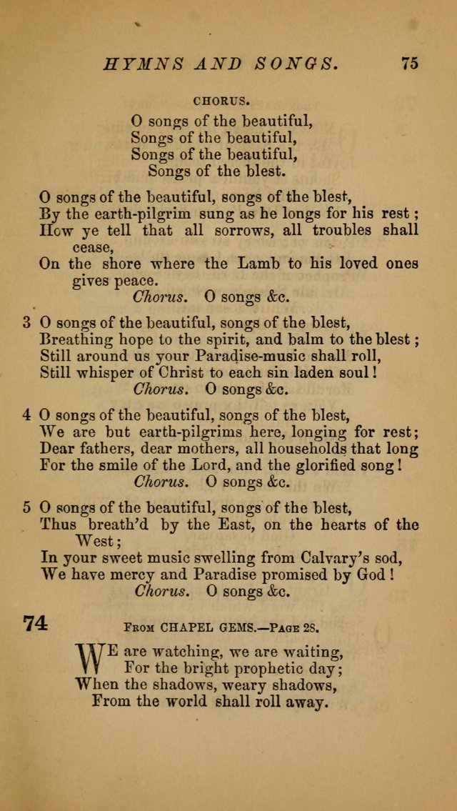 Hymns and Songs for Children