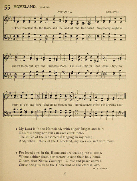 High School Hymnal: a collection of Psalms and Hymns for the use of High Schools and Seminaries page 31