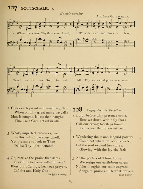 High School Hymnal: a collection of Psalms and Hymns for the use of High Schools and Seminaries page 77