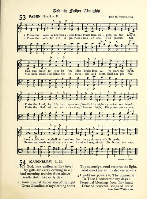 The Haverford School Hymnal: for use in The Haverford School page 148