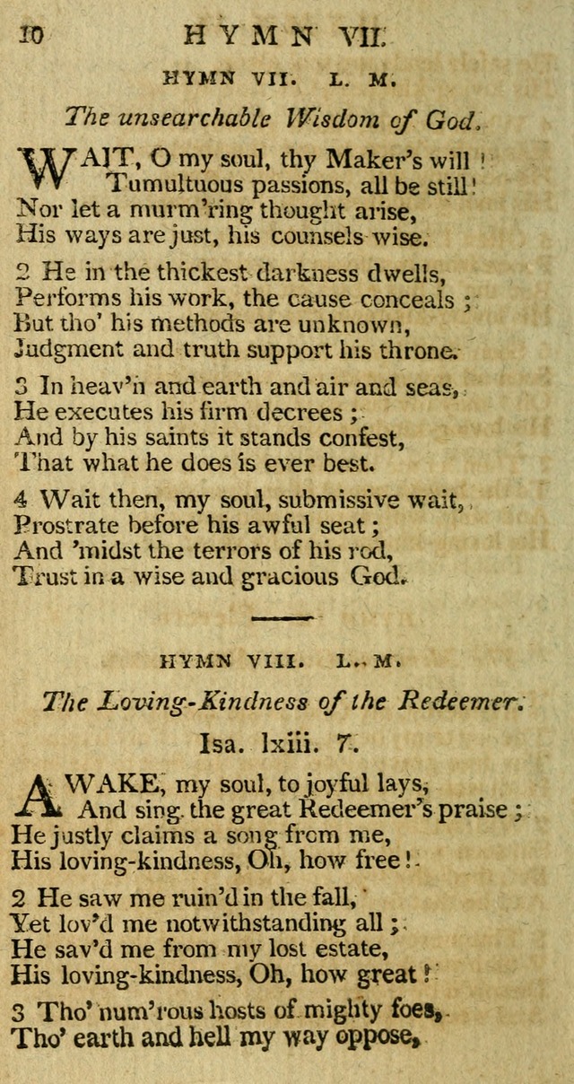 The Hartford Selection of Hymns from the most approved authors to which are added, a number never before published. page 11