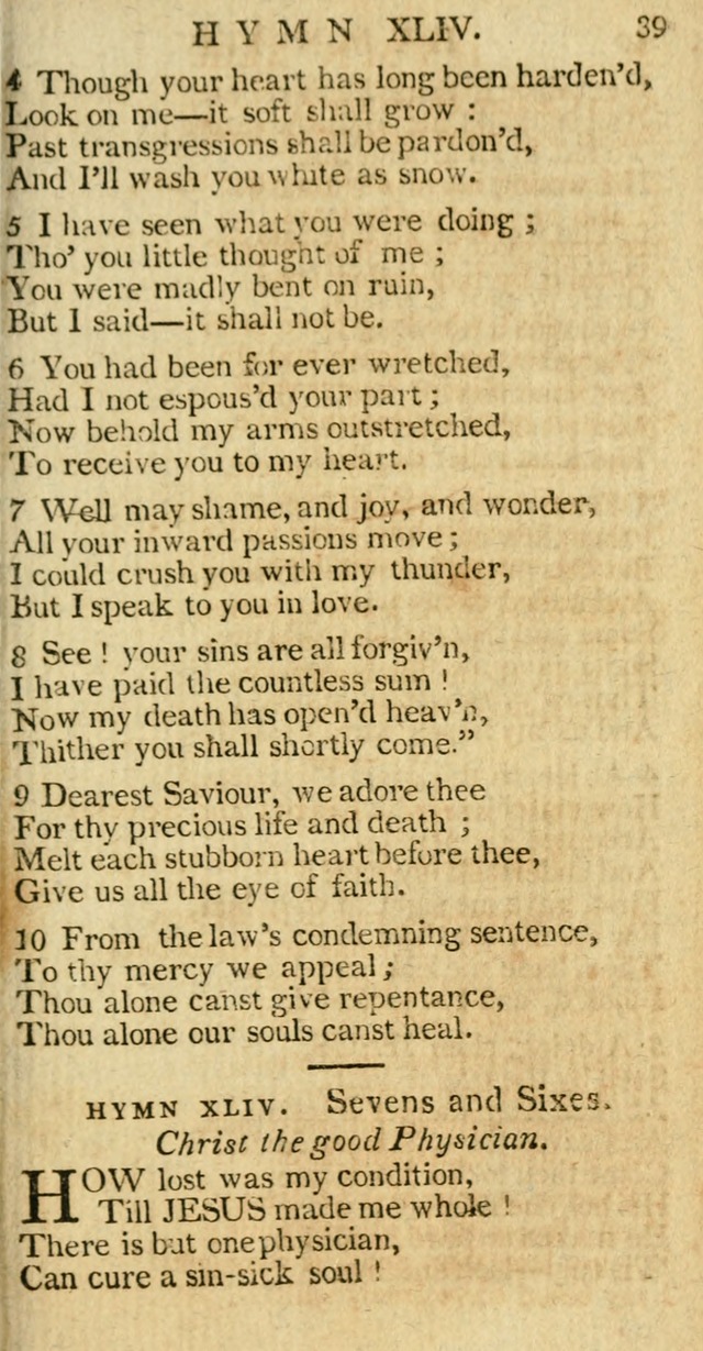 The Hartford Selection of Hymns from the most approved authors to which are added, a number never before published. page 46