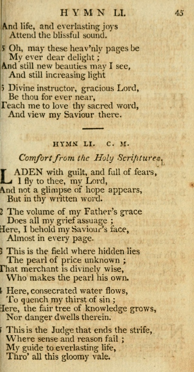 The Hartford Selection of Hymns from the most approved authors to which are added, a number never before published. page 52
