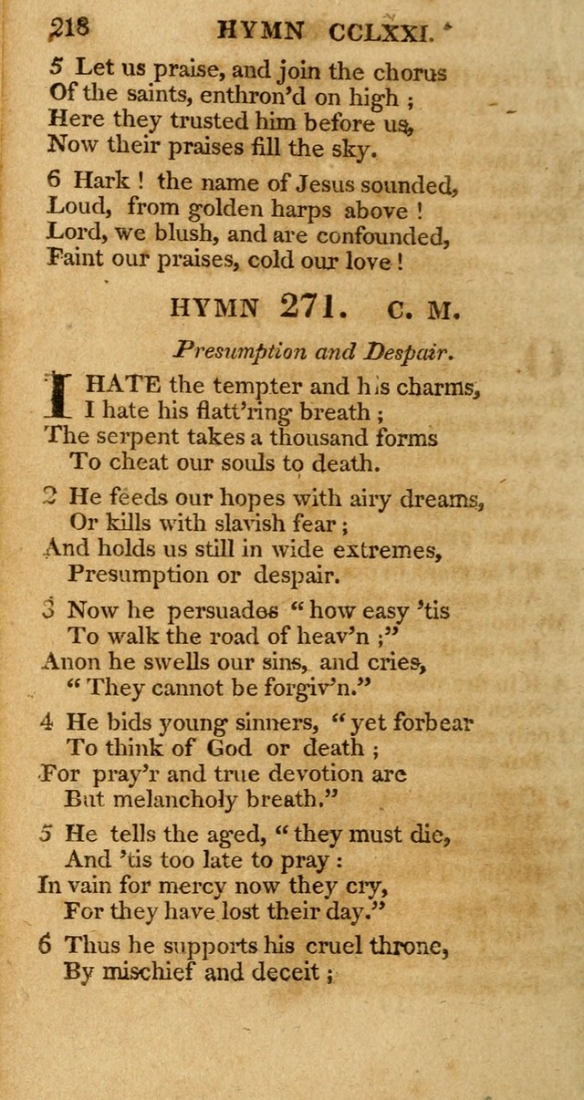 The Hartford selection of hymns, from the most approved authors: to which are added, a number never before published page 223