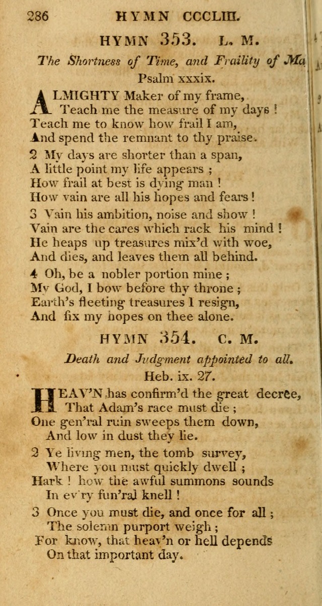 The Hartford selection of hymns, from the most approved authors: to which are added, a number never before published page 291