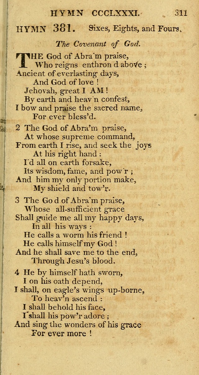 The Hartford selection of hymns, from the most approved authors: to which are added, a number never before published page 316
