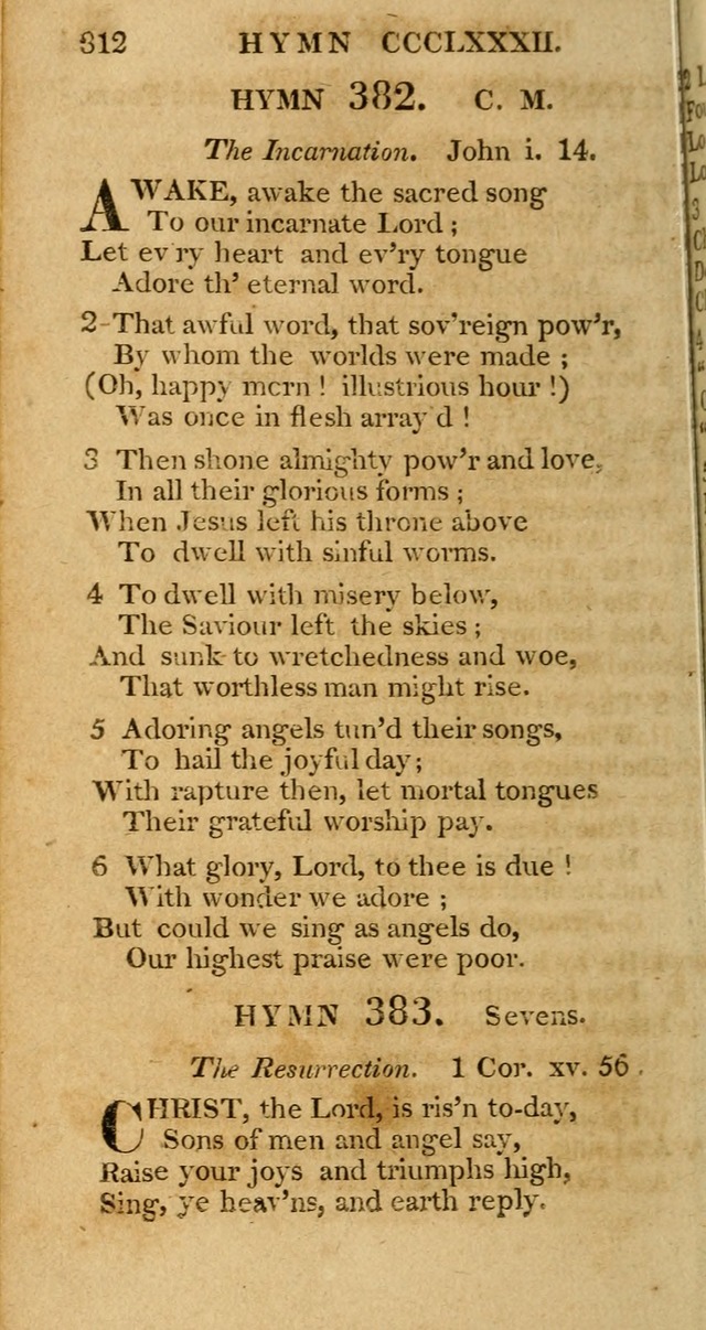 The Hartford selection of hymns, from the most approved authors: to which are added, a number never before published page 317