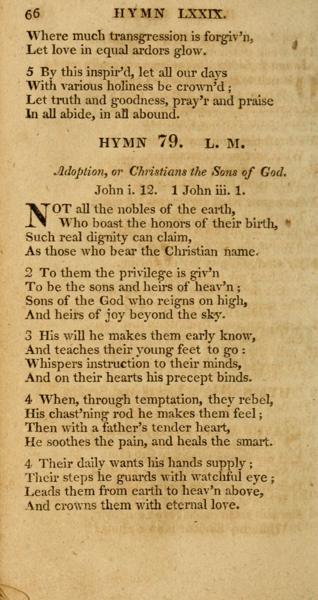 The Hartford selection of hymns, from the most approved authors: to which are added, a number never before published page 71