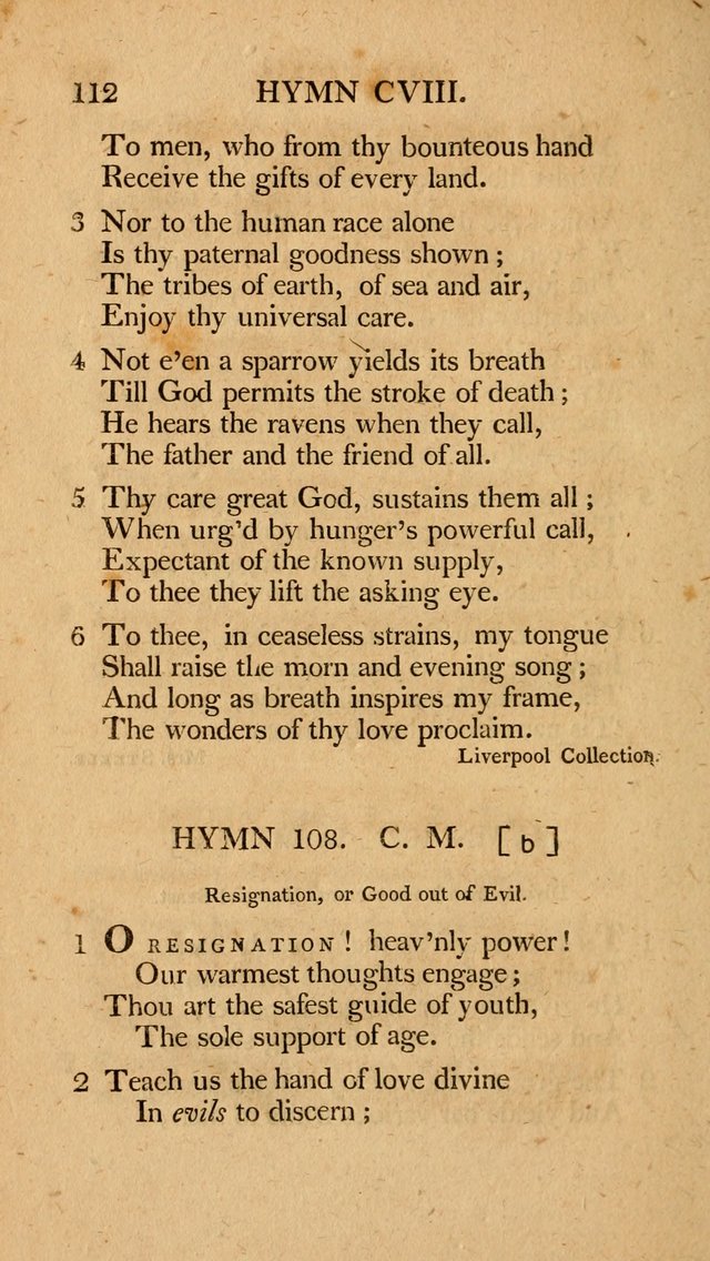 Hymns, Selected from the Most Approved Authors, for the use of Trinity Church, Boston page 113