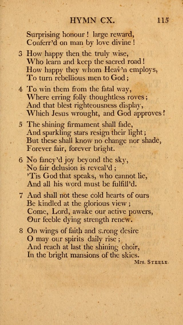Hymns, Selected from the Most Approved Authors, for the use of Trinity Church, Boston page 116