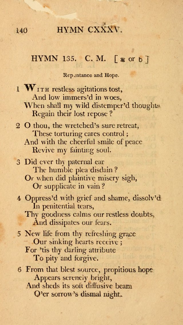 Hymns, Selected from the Most Approved Authors, for the use of Trinity Church, Boston page 141