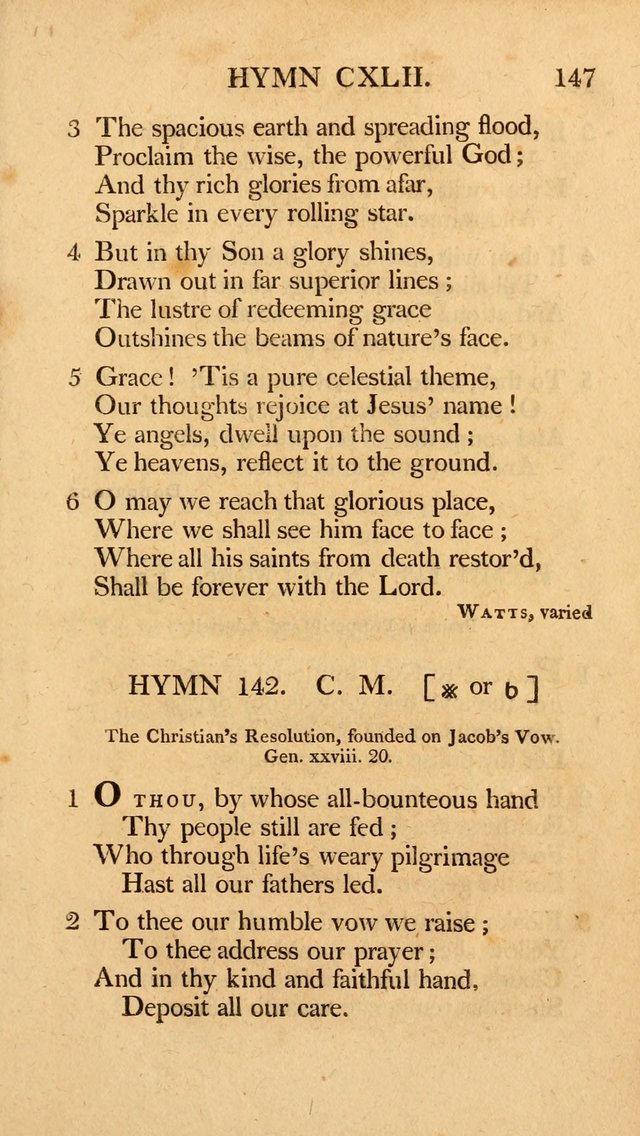 Hymns, Selected from the Most Approved Authors, for the use of Trinity Church, Boston page 148