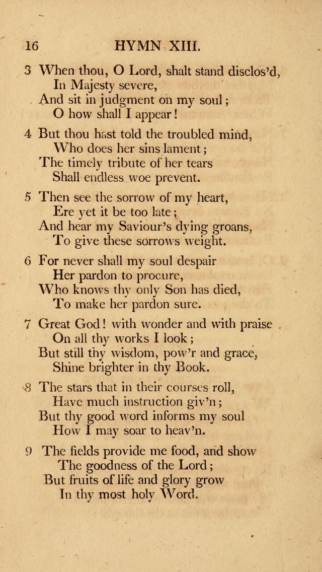 Hymns, Selected from the Most Approved Authors, for the use of Trinity Church, Boston page 17