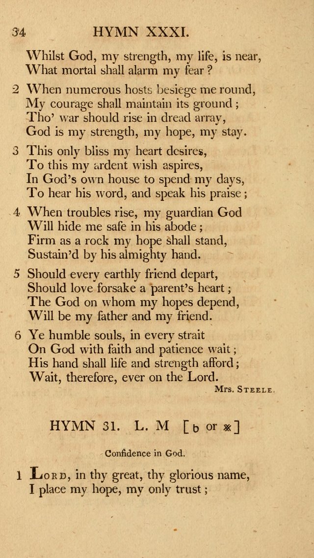 Hymns, Selected from the Most Approved Authors, for the use of Trinity Church, Boston page 35