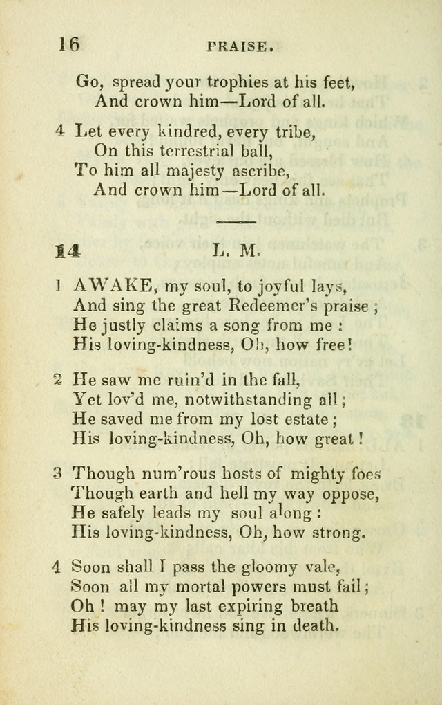 Hymns for Social Meetings page 16