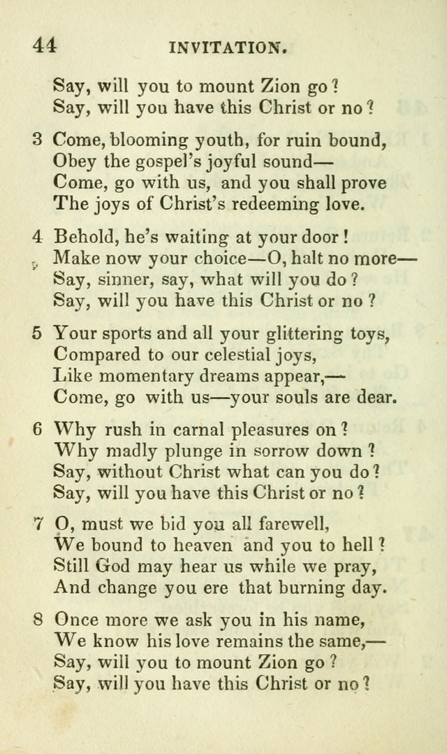Hymns for Social Meetings page 44