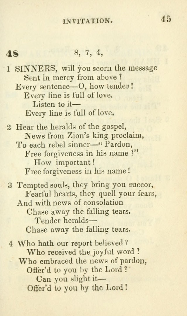 Hymns for Social Meetings page 45