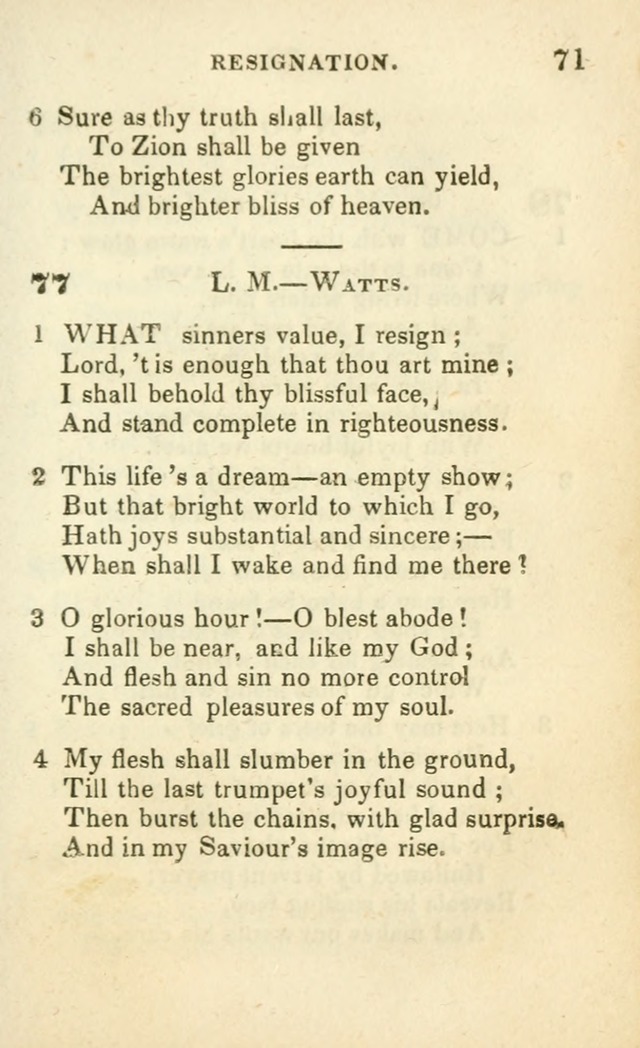 Hymns for Social Meetings page 71