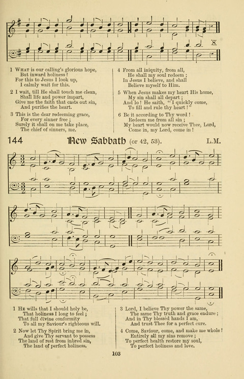 Hymns and Songs: for Mission Services and Conventions, with tunes (Enlarged ed.) page 103