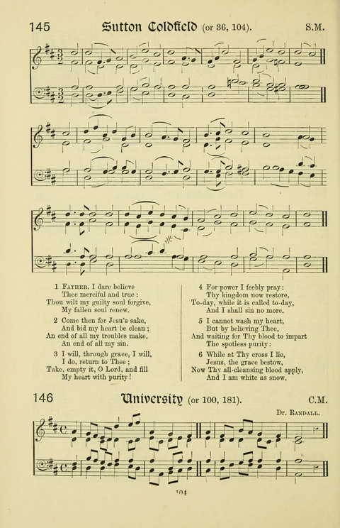Hymns and Songs: for Mission Services and Conventions, with tunes (Enlarged ed.) page 104