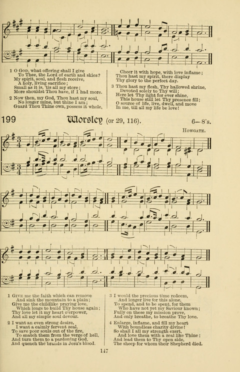 Hymns and Songs: for Mission Services and Conventions, with tunes (Enlarged ed.) page 147