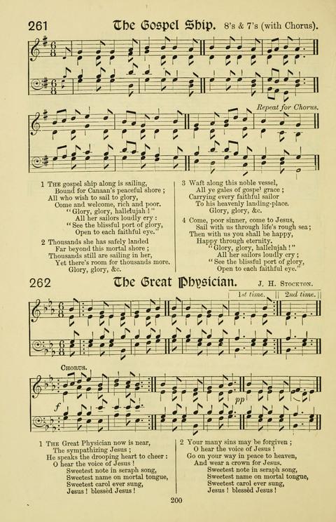 Hymns and Songs: for Mission Services and Conventions, with tunes (Enlarged ed.) page 200