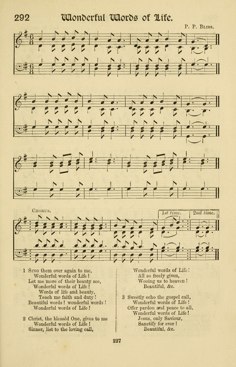Hymns and Songs: for Mission Services and Conventions, with tunes (Enlarged ed.) page 227