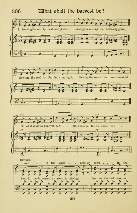 Hymns and Songs: for Mission Services and Conventions, with tunes (Enlarged ed.) page 244