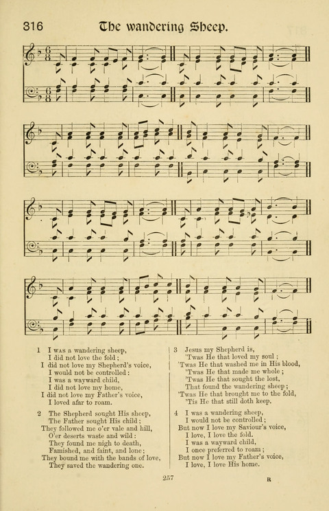 Hymns and Songs: for Mission Services and Conventions, with tunes (Enlarged ed.) page 257