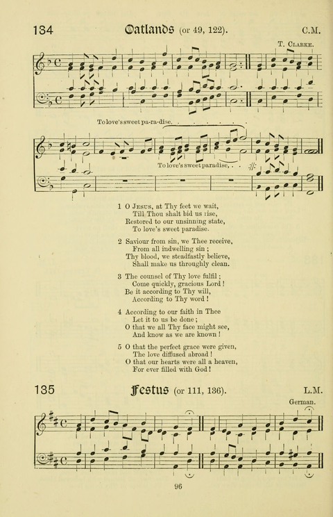 Hymns and Songs: for Mission Services and Conventions, with tunes (Enlarged ed.) page 96