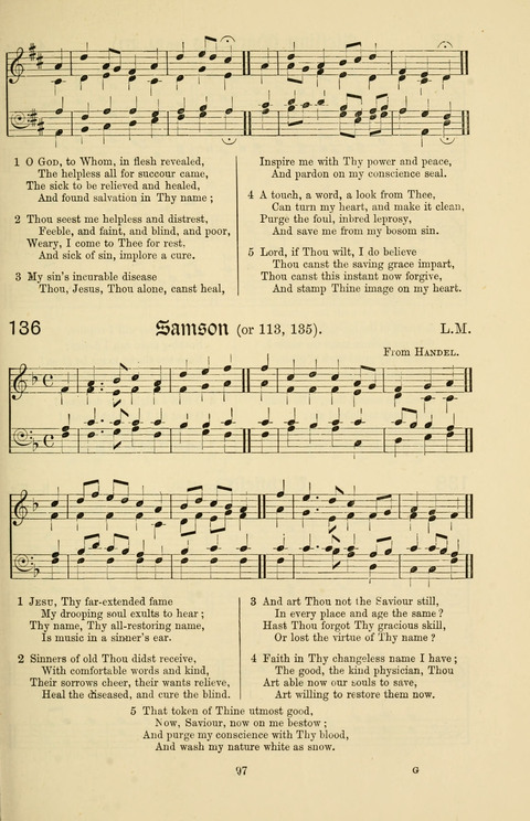 Hymns and Songs: for Mission Services and Conventions, with tunes (Enlarged ed.) page 97