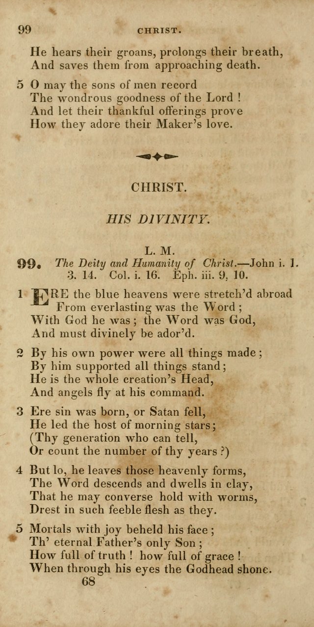 Hymns, Selected and Original, for Public and Private Worship page 68