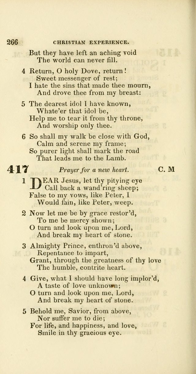 Hymns: selected and original, for public and private worship (60th ed., 1st rev. ed.) page 266