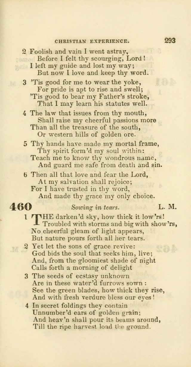 Hymns: selected and original, for public and private worship (60th ed., 1st rev. ed.) page 293
