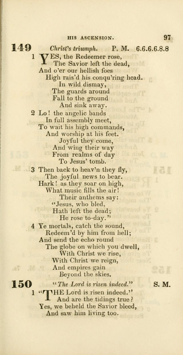 Hymns: selected and original, for public and private worship (60th ed., 1st rev. ed.) page 97